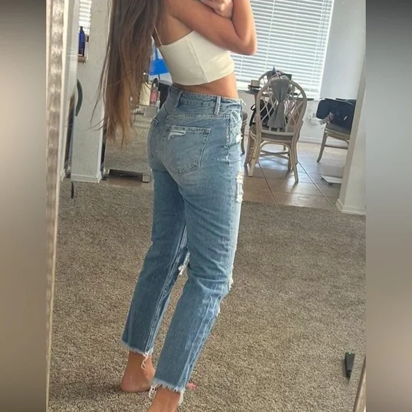 Brand New with tags Verve 12th Tribe Emma Mom Jeans size 27 - Picture 3 of 7